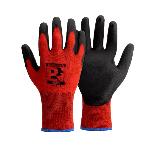Pred Ruby PU Handling Grip Glove CUT 1 CUT A