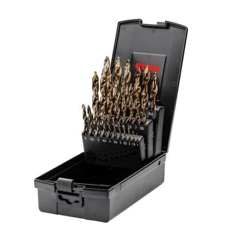 Ruko 259215ERO Ultimate Cut Twist Drill Set FLOWSTEP 25pcs set 1.0-13.0mm