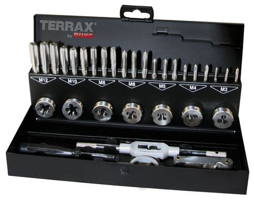 RUKO A245013 31Pc Tap & Die Set M3 - M12