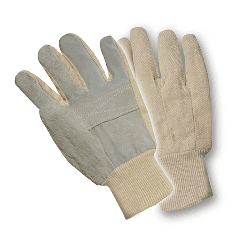 Superior Patch Palm Cotton Chrome Handling Glove