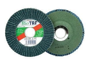 TAF LB11Z Biotaf Zirconium Oxide Flat Flap Discs 115mm