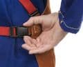Tusker Leather Apron Red