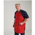 Tusker Leather Apron Red