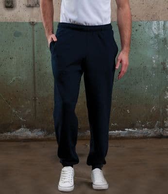 Black Unisex Cuffed Sweatpant