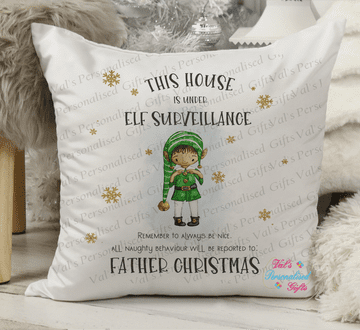 Elf Surveillance Cushion