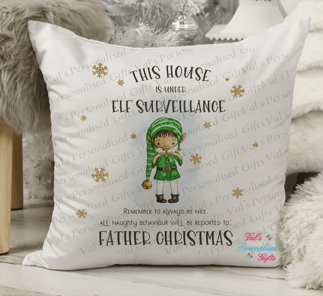Elf Surveillance Cushion
