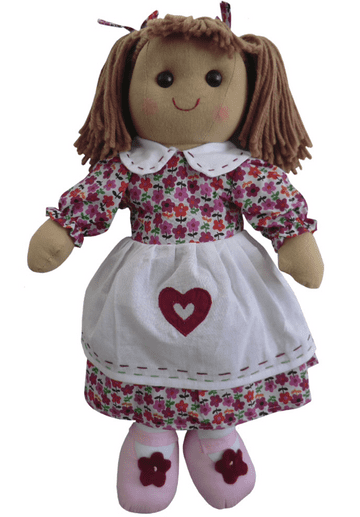 Heart Apron Rag Doll