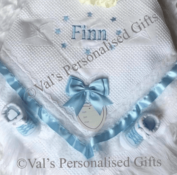 Personalised Lace Edge Shawl