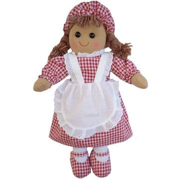 Red Gingham Rag Doll