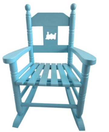Rocking chair blue