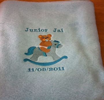 Teddy/Rocking Horse Blanket