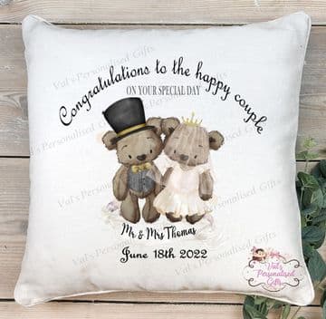 Wedding Cushion Teddy