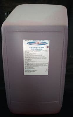 25L Valeters Pride Cherry Wash & Wax Non Silicon & Non Caustic Ph Neutral Vehicle Shampoo
