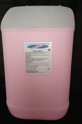 25L Valeters Pride Pink Shine A Non Silicone Water Based Vinyl/ Trim Dressing Valeting Product