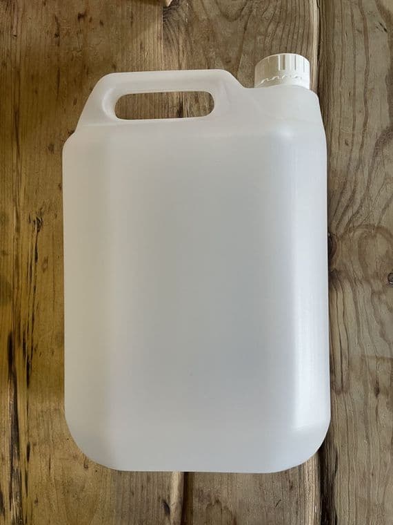 5 Litre Brand New Hdpe Translucent Plastic Chemical Bottles