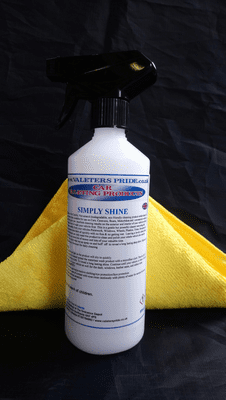 500ml Simply Shine Quick Detailer & 2 x Microfibre cloths