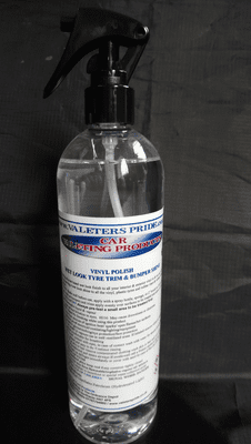 500ml Vinyl Polish Back to Black Wet Look Tyre Trim & Bumper Dressing