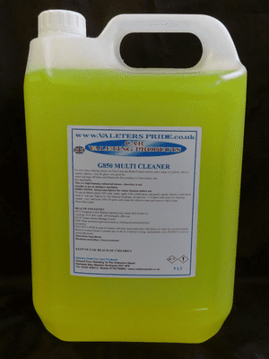 5L  Garden Furniture Cleaner & for All Vehicles Interior & Exterior Cleaning