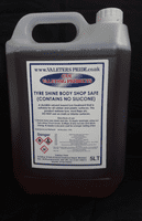 5L Non Silicone tyre, trim & bumper dressing for a long lasting back to black finish In A Tin
