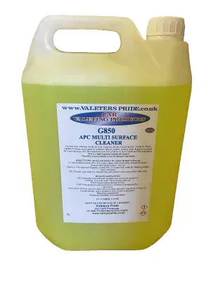 5L Valeters Pride Commercial cleaner for Cars, Boats, Motorhomes, Caravans & Conservatories