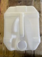 Brand new 25 litre chemical resistant HDPE opaque bottle