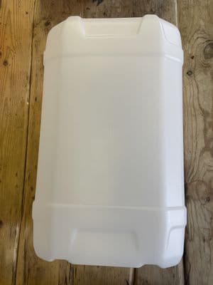Brand new 25 litre chemical resistant HDPE opaque bottle