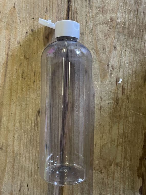 Brand new 500 ML chemical resistant PET opaque bottle