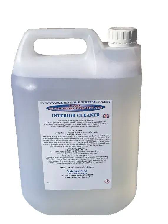 Interior cleaner / deodoriser (lemon fragrance) a valeting product