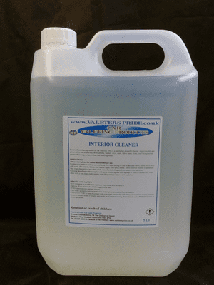 Interior cleaner / deodoriser (lemon fragrance) a valeting product