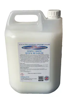 Simply Shine Quick Detailer Waterless Wash + Wax Cleans And Shines In One Go