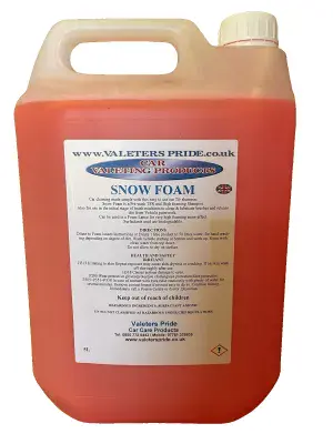 Snow Foam - 50:1 Dilution high foaming for removal of traffic dirt