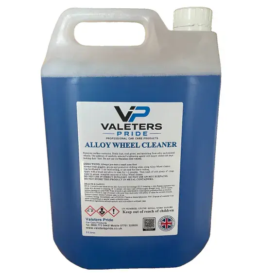 Strong acidic Alloy wheel cleaner for brake dust removal