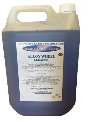 Strong acidic Alloy wheel cleaner for brake dust removal