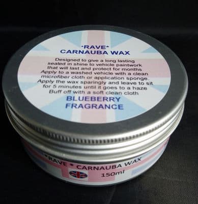 Valeters Pride Carnauba Wax 150ml For Ultimate Paintwork Protection Vanilla Fragrance Free p&p
