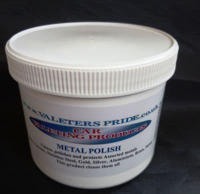 Valeters Pride Metal Cleaner & Polish For Alloy, Chrome, Stainless Steel And Brass