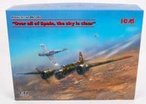 'Over all of Spain, the sky is clear'