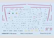 Bell P-39 Airacobra Stencils