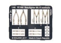 Bristol Beaufighter Mk VI Seat Belts - Steel (1/48th)