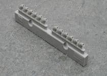 Curtiss P-40B exhaust stacks