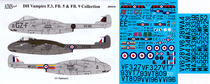 DH Vampire F.3, FB.5 & FB.9 Collection