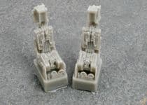 Grumman F-14A Tomcat ejection seats with safely belts