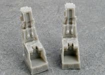 Grumman F-14D ejection seats with safely belts