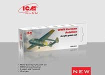ICM WWII German Aircraft Paint Set
