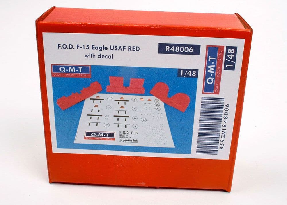 McDD F-15 F O D Guards USAF Red