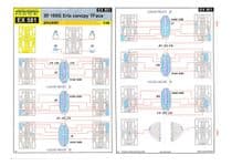 Messerschmitt Bf 109G Erla Canopy TFace Masks