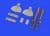 Mitsubishi A6M Undercarriage Legs - Bronze