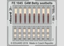 Mitsubishi G4M Betty Seat Belts - Steel 'Zoom'