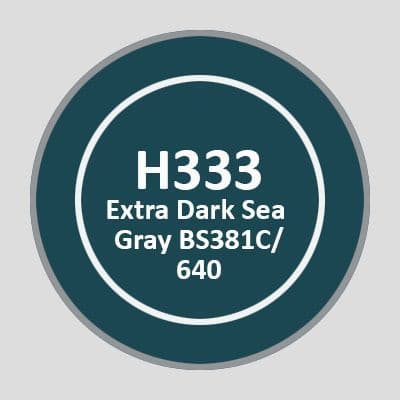 Mr Aqueous Hobby Color - Extra Dark Sea Gray BS381C/640