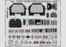 North American P-51D-20 to 35 Late Interior Detail Set