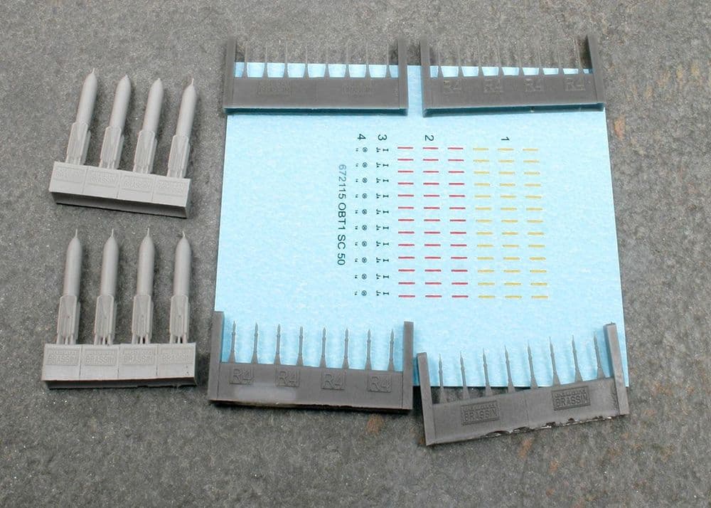 SC 50 German WWII Bombs 1/72nd